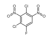 2,4-dichloro-1-fluoro-3,5-dinitro-benzene结构式