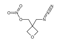 3-azidomethyl-3-nitrooxymethyloxetane结构式