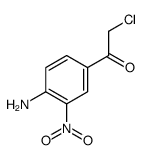 Ethanone, 1-(4-amino-3-nitrophenyl)-2-chloro- (9CI)结构式