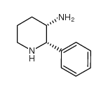 cis-3-Amino-2-phenylpiperidine结构式