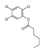 (2,4,5-trichlorophenyl) hexanoate Structure