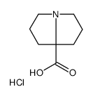 hexahydro-1H-pyrrolizine-7a-carboxylic acid hydrochloride Structure