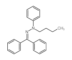 Benzophenone,butylphenylhydrazone (7CI,8CI) Structure