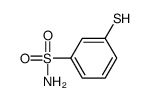 Benzenesulfonamide, 3-mercapto- (9CI) structure