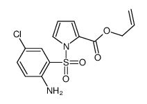 prop-2-enyl 1-(2-amino-5-chlorophenyl)sulfonylpyrrole-2-carboxylate Structure