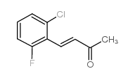 2-chloro-6-fluorobenzylideneacetone Structure