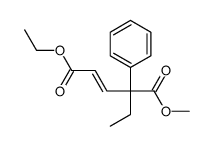 1-O-ethyl 5-O-methyl (4S)-4-ethyl-4-phenylpent-2-enedioate结构式