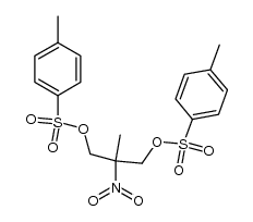 2-methyl-2-nitro-1,3-bis-(toluene-4-sulfonyloxy)-propane结构式