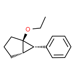 Bicyclo[3.1.0]hexane, 1-ethoxy-6-phenyl-, (1alpha,5alpha,6ba)- (9CI) Structure