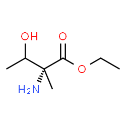 D-Isovaline, 3-hydroxy-, ethyl ester, (4R)-rel- (9CI) Structure