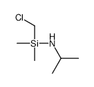 N-[chloromethyl(dimethyl)silyl]propan-2-amine结构式