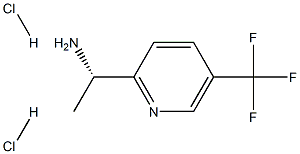(S)-1-(5-(TRIFLUOROMETHYL)PYRIDIN-2-YL)ETHANAMINE DIHYDROCHLORIDE结构式