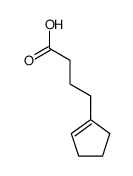 4-(1-cyclopentenyl)butanoic acid结构式