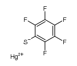 bis(pentafluorophenylmercapto)mercury结构式