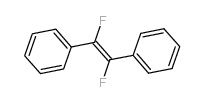 Benzene,1,1'-[(1E)-1,2-difluoro-1,2-ethenediyl]bis- Structure