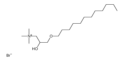 (3-dodecoxy-2-hydroxypropyl)-trimethylazanium,bromide Structure