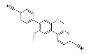 4-[4-(4-cyanophenyl)-2,5-dimethoxyphenyl]benzonitrile结构式
