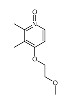 4-(2-Methoxy-ethoxy)-2,3-dimethyl-pyridine 1-oxide Structure