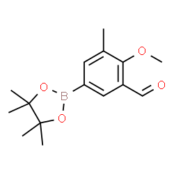 3-Formyl-4-methoxy-5-methylphenyl boronic acid pinacol ester picture