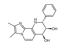 (7S,8R,9R)-2,3-Dimethyl-7,8-dihydroxy-9-phenyl-7,8,9,10-tetrahydro-imidazo[1,2-h][1,7]naphthyridine结构式