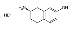 (R)-2-AMINO-7-HYDROXYTETRALIN HYBROMIDE structure