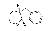 (4ar,9bt)-4,4a,5,9b-tetrahydro-indeno[1,2-d][1,3]dioxin结构式