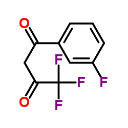 1-(3-FLUOROPHENYL)-4,4,4-TRIFLUOROBUTANE-1,3-DIONE structure