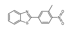 2-(3-methyl-4-nitrophenyl)benzothiazole结构式