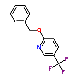 2-(苄氧基)-5-(三氟甲基)吡啶结构式