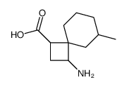 Spiro[3.5]nonane-1-carboxylic acid, 3-amino-6-methyl- (9CI)结构式