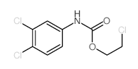 2-chloroethyl N-(3,4-dichlorophenyl)carbamate结构式
