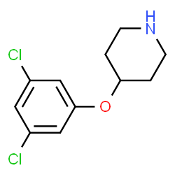 4-(3,5-Dichlorophenoxy)piperidine结构式