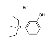 N,N-diethyl-3-hydroxy-N-methyl-anilinium, bromide结构式