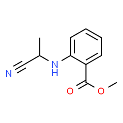 Anthranilicacid,N-(1-cyanoethyl)-,methylester(8CI) Structure