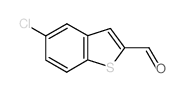 5-氯苯并[b]噻吩-2-羧醛结构式