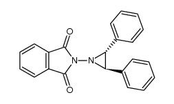 2-[(2RS,3RS)-2,3-diphenylaziridin-1-yl]isoindoline-1,3-dione结构式