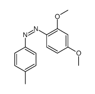 (2,4-dimethoxyphenyl)-(4-methylphenyl)diazene结构式