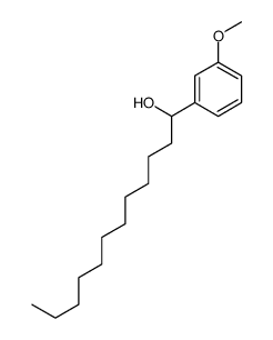 1-(3-methoxyphenyl)dodecan-1-ol结构式