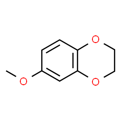 6-甲氧基-2,3-二氢苯并[b][1,4]二氧杂环己烯结构式