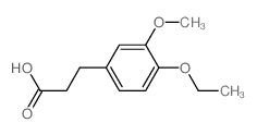 3-(4-ethoxy-3-methoxyphenyl)propanoic acid Structure