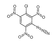 1-azido-3-chloro-2,4,6-trinitrobenzene Structure