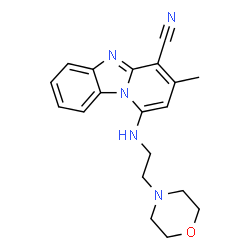 3-methyl-1-((2-morpholinoethyl)amino)benzo[4,5]imidazo[1,2-a]pyridine-4-carbonitrile picture