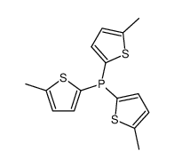 Tris(5-methyl-2-thienyl)phosphine结构式
