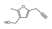2-Methyl-5-(2-propynyl)-3-(hydroxymethyl)furan Structure