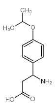 3-Amino-3-(4-isopropoxy-phenyl)-propionic acid Structure