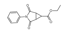 ETHYL 2,4-DIOXO-3-PHENYL-3-AZABICYCLO[3.1.0]HEXANE-6-CARBOXYLATE结构式