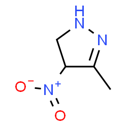 1H-Pyrazole,4,5-dihydro-3-methyl-4-nitro-(9CI) structure