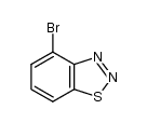 4-bromo-1,2,3-benzothiadiazole结构式