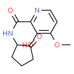 2-Pyridinecarboxamide,3-hydroxy-4-methoxy-N-(2-oxocyclopentyl)-(9CI) structure