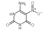 6-氨基-5-硝基嘧啶-2,4(1H,3H)-二酮结构式